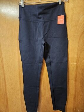 SPANX Navy High-Rise Leggings